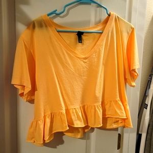 Orange TARGET wild fable crop top
